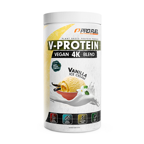 V-Protein 4K веган протеин - ванилов сладолед, 750 г