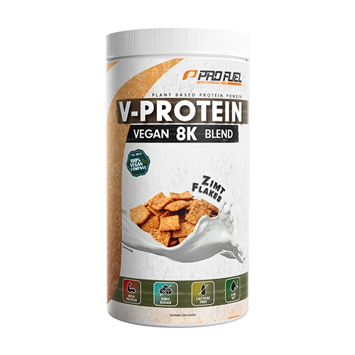 V-Protein 8K вегански протеин - канелени флейки, 750 г