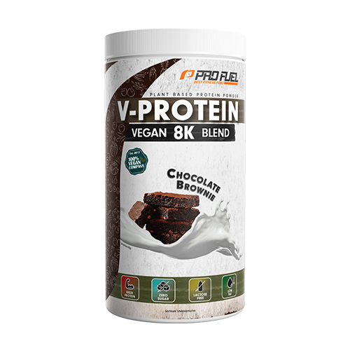 V-Protein 8K вегански протеин - шоколадово брауни, 750 г