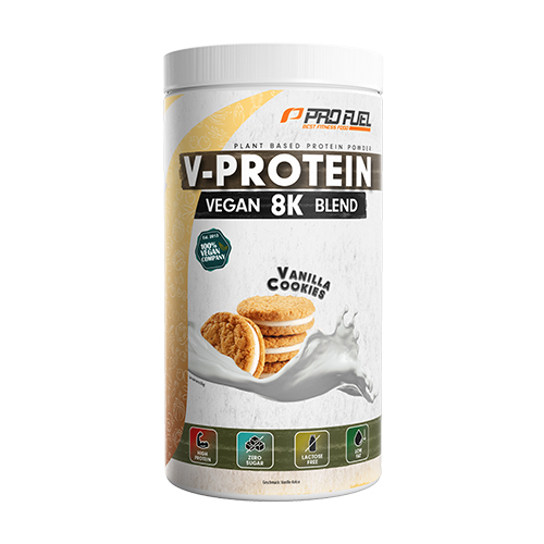 V-Protein 8K вегански протеин - ванилови бисквити, 750 г