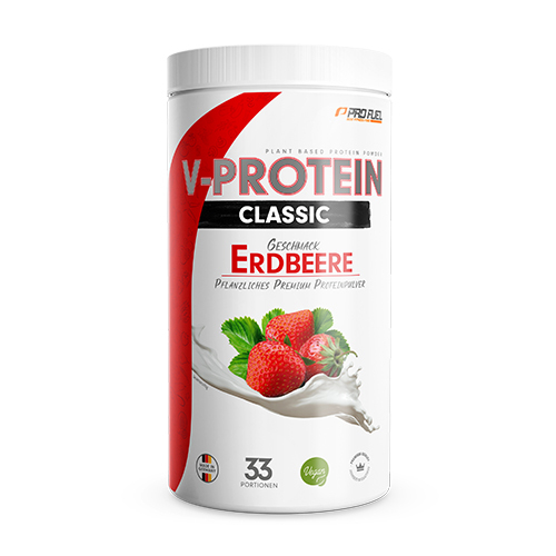 V-Protein Classic вегански протеин - ягода, 1000 г