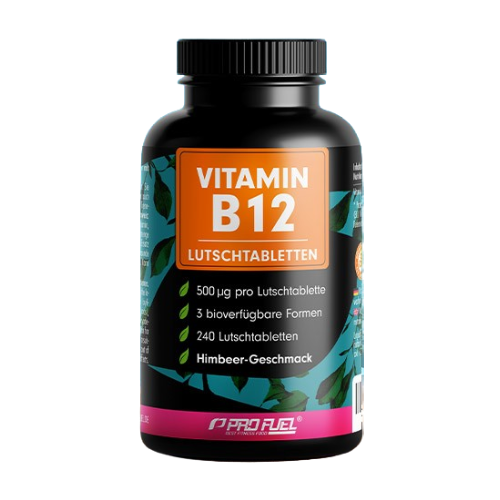 Вегански витамин B12 - малина, 240 пастили