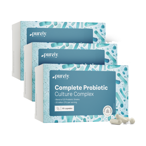 3x Complete Probiotic Culture - комплекс от микробиологични култури, общо 180 капсули