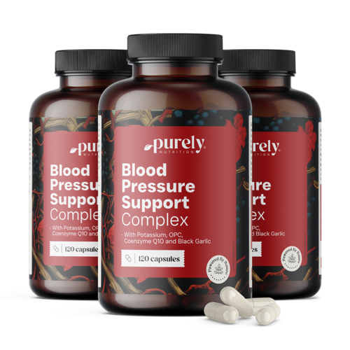 3x Blood Pressure Support Complex - комплекс за поддържане на кръвното налягане, общо 360 капсули