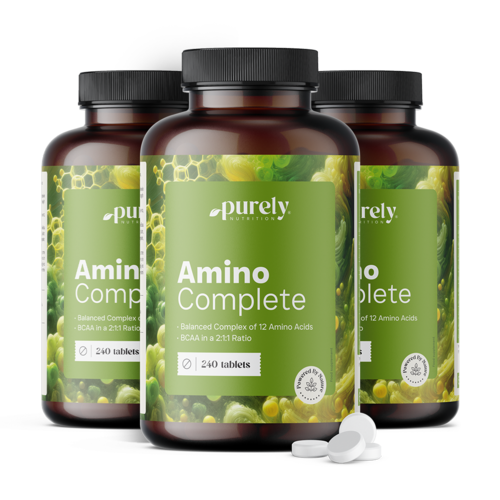 3x Amino Complete – балансиран комплекс от 12 аминокиселини, общо 720 таблетки
