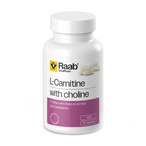 L-карнитин + холин, 75 капсули