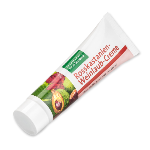 Диви кестени + червени лозови листа, крем, 25 мл