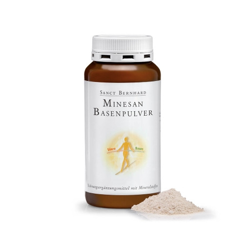 Минесан алкален минерален билков прах (basenpulver), 200 г