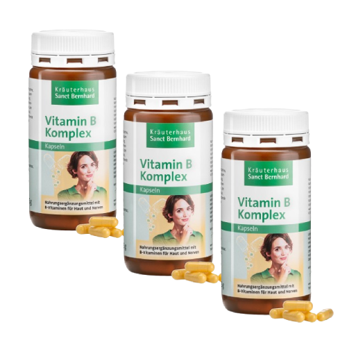 3x Витамин В комплекс, общо 450 капсули