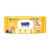 Бебешки мокри кърпички с лайка, 80 кърпички