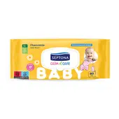 Бебешки мокри кърпички с лайка, 80 кърпички