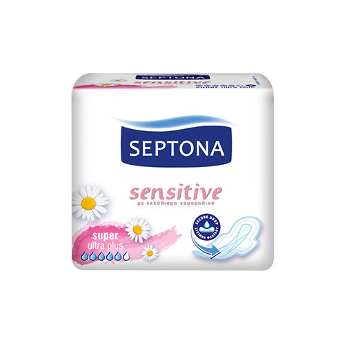 Дамски превръзки Sensitive – Super ultra plus, 8 превръзки