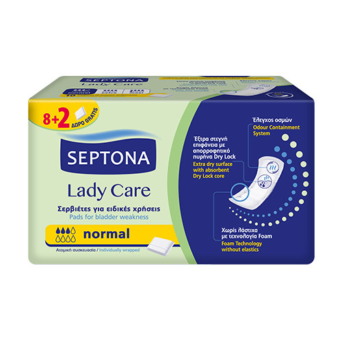 Превръзки за лека инконтиненция – Normal, 10 превръзки