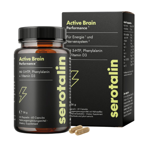 Active Brain – вегански комплекс с 5-HTP, 60 капсули
