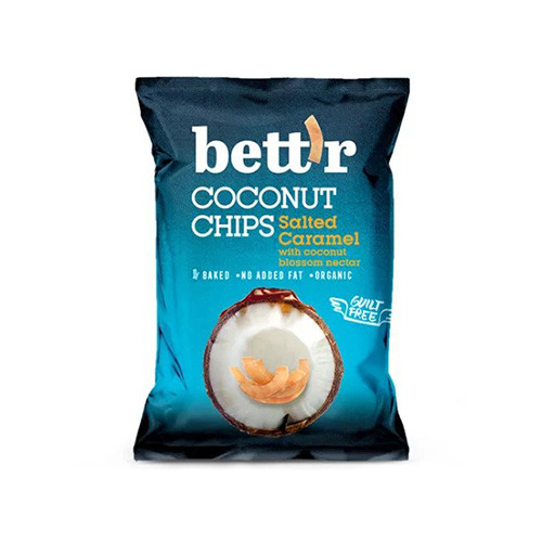 BIO Кокосов чипс - солен карамел, 40 г