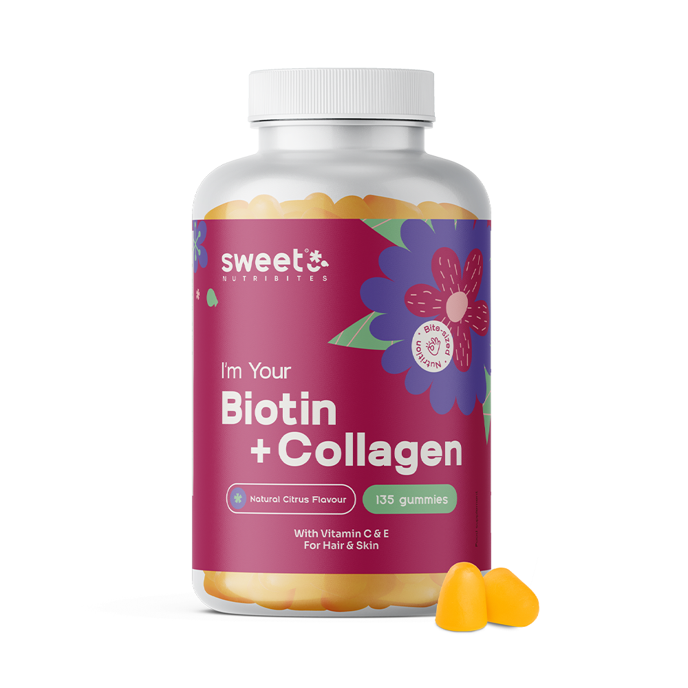 Биотин и колаген гумени бонбони.