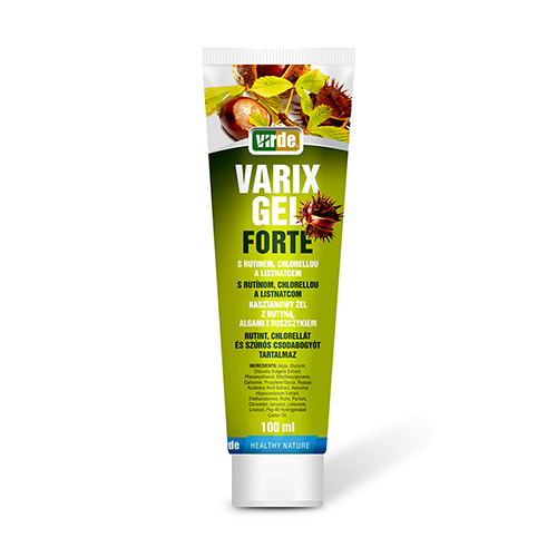 Varix gel Forte - гел от кестени с рутин, 100 мл