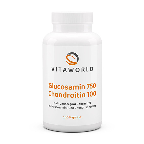 Глюкозамин + хондроитин, 100 капсули