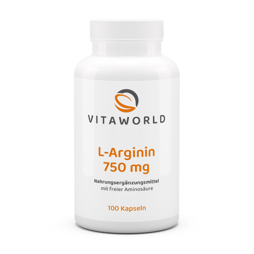 L-аргинин 750 мг, 100 капсули