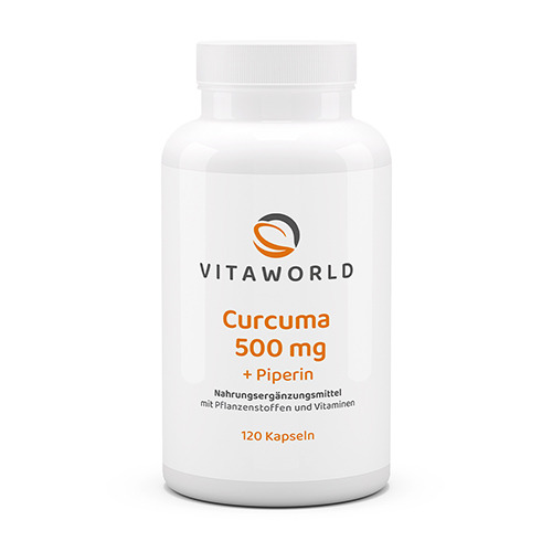 Куркума + пиперин, 120 капсули