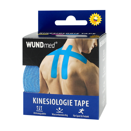 Кинезиологична лента - синя, 5 см х 5 м, 1 бр.