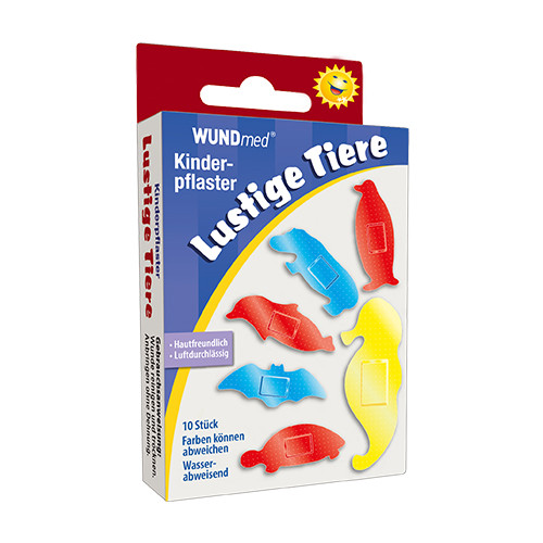 Детски пластири във формата на животни, 10 броя