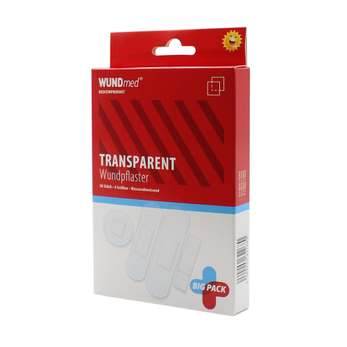 Комплект водоотблъскващи прозрачни пластири, 50 броя