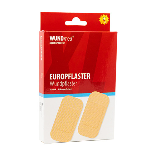 Голям пластир, кафяв, 50x100 мм, 6 броя