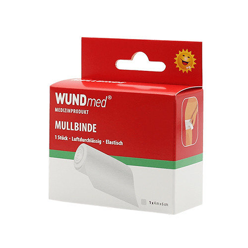 Превръзка за първа помощ, 6 см х 4 м, 1 бр.