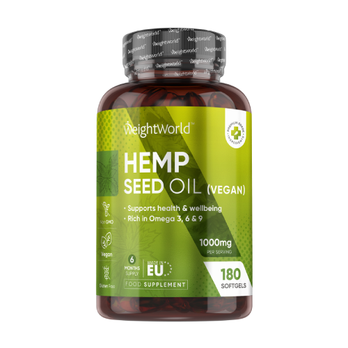 Конопено масло 1000 мг, 180 меки капсули