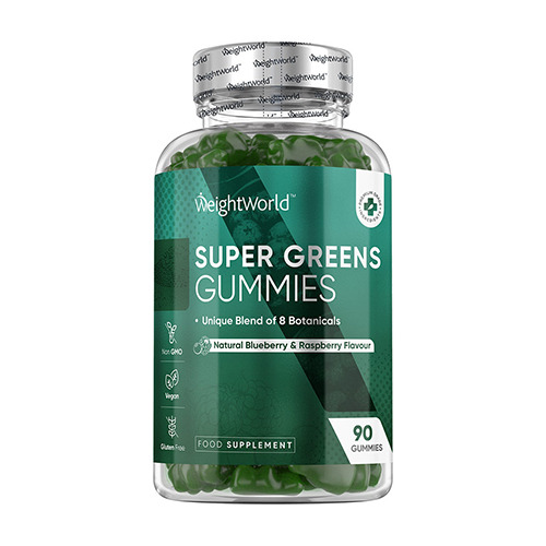 Super Greens – вегански гумени бонбони, 90 гумени бонбони