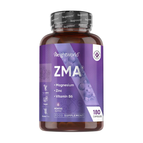 ZMA – магнезий + цинк + витамин В6, 180 капсули