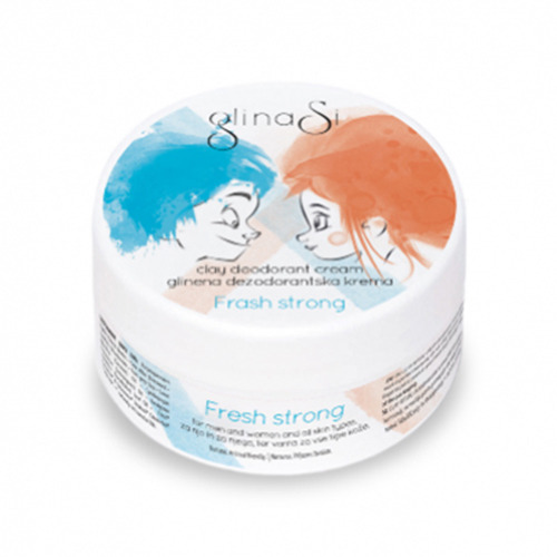 Fresh Strong – натурален глинен дезодорант крем, 25 г